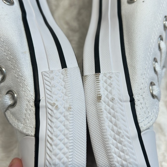 Converse Chuck Taylor All Star Rainbow Multi Tongue Low Top Sneakers W 9/ M 7 - Picture 5 of 10